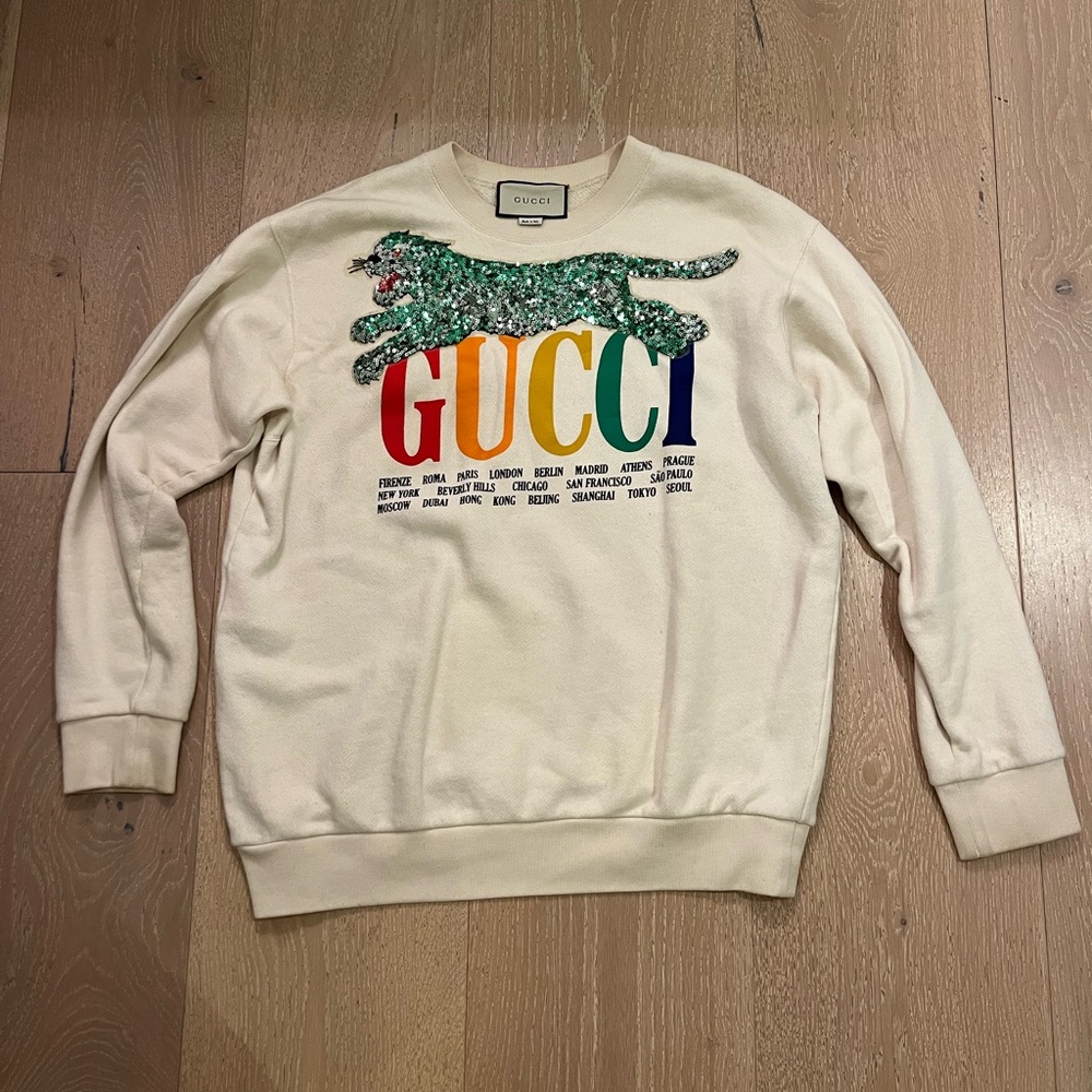 Special edition Gucci cities sweatshirt